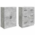 vidaXL Sada skríň 2 ks 66 x 34,5 x 87 cm Kompozitné drevo