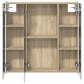 vidaXL Kúpeľňová zrkadlová skrinka Sonoma dub 73.5 x 15.5 x 70 cm