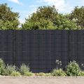 vidaXL PVC lišty na ochranu súkromia 140x0,19 m matné tmavošedé