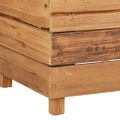 vidaXL Vyvýšený záhon 150x40x38 cm, recyklované tíkové drevo a oceľ