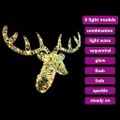 vidaXL Sob s sane 140 LED Teplá biela 68 x 36.5 x 62.5 cm PET