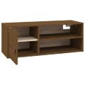 vidaXL Nástenné skrinky 2 ks medovohnedé 80x30x30 cm masívna borovica