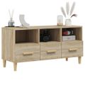 vidaXL TV stolík vo farbe dubu sonoma 102x36x50 cm spracované drevo
