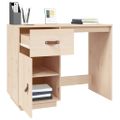 vidaXL Stolík 95x50x75 cm masívne borovicové drevo