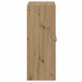 vidaXL Nástenná skrinka dub artisian 69,5x34x90 cm kompozitné drevo