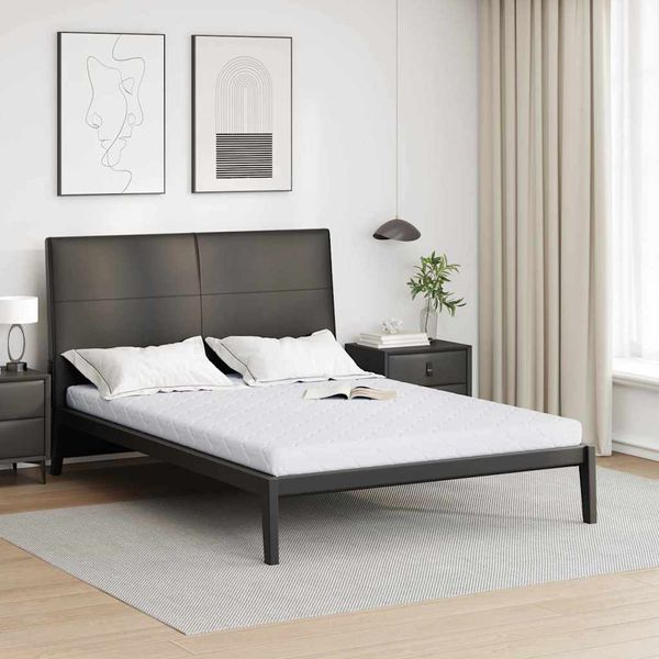 vidaXL Matrac Biela 160 x 200 cm žakárová tkanina