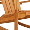 vidaXL Záhradná hojdacia stolička Adirondack tíkový masív