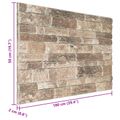 vidaXL Nástenné panely 10 ks 100 x 50 cm Viacfarebný EPS pena