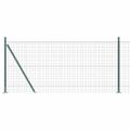 vidaXL Euro plot s betónovým podstavcom 10 x 1 m PVC potiahnutá oceľ