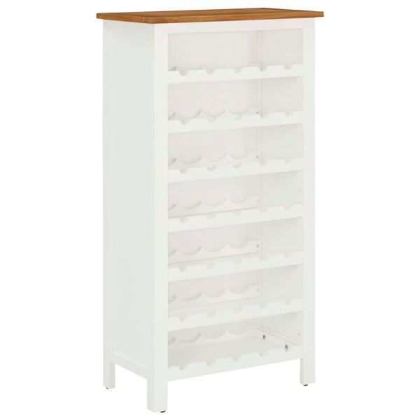 vidaXL Skrinka na víno 56x32x110 cm dubový masív