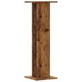 vidaXL Stojany na reproduktor 2ks staré drevo 30x30x95cm kompoz. drevo