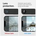 Spigen Optik Pro Glas.tR "EZ Fit" Camera Protector 2-Pack pre iPhone 16E čierna