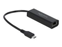 Sieťový adaptér - USB-C 3.1 Gen 1 / Thunderbolt 3 - 100M/1G/2.5G Gigabit Ethernet - čierna