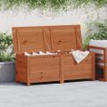 vidaXL Vonkajší box na vankúše hnedý 150x50x56 cm jedľový masív