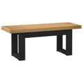 vidaXL Jedálenská lavička NOAIN 120 x 41 x 45 cm Masívna borovica