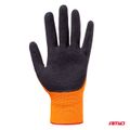 Ochranné rukavice polyesterové, potiahnuté latexovou penou, veľkosť 8 (2 páry), trieda 2132X – AMiO-04639