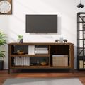 vidaXL TV skrinka hnedý dub 100x40x45 cm spracované drevo