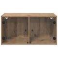 vidaXL Nástenné skrinky 2 ks 68 x 37 x 35 cm Kompozitné drevo