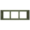 VidaXL kvetináč Olive Green 120x40x80 cm Oceľ valcovaná za studena