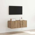 vidaXL TV nástenná skriňa 80 x 35 x 31 cm Remeselný dub