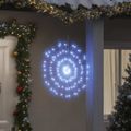 vidaXL Vianočná svietiaca hviezda 140 LED 4 ks studené biele 17 cm