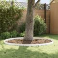 vidaXL Obrubník trávnika 20 ks 102 x 10 x 4 cm Oceľ Biela
