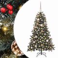 vidaXL Umelý vianočný stromček Zelená 120 cm PVC, plast a oceľ