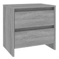 vidaXL Nočné stolíky 2 ks sivý dub sonoma 45x34,5x44,5 cm drevotrieska