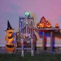 vidaXL Halloweenský Kostiak Biela 155 x 38,5 cm Polypropylén