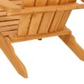 vidaXL Záhradná stolička Adirondack 77x78x95 cm masívne tíkové drevo