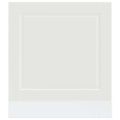 vidaXL Panel umývačky riadu Porto biela 60x1,5x57 cm kompozitné drevo