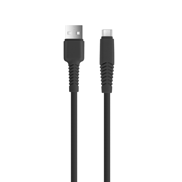 Setty USB - micro kábel 3 m 2A KSA-M-321 čierny