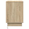 vidaXL Nočný stolík 2 ks Sonoma dub 39 x 34,5 x 50 cm Kompozitné drevo