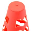 vidaXL Futbalové kužele 6 ks stohovateľné oranžové 13x13x22,5 cm
