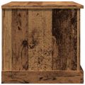 vidaXL Úložné boxy staré drevo 70x40x38 cm kompozitné drevo