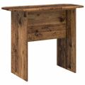 vidaXL Konzolový stôl Staré drevo 93 x 40 x 75 cm Kompozitné drevo