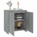 vidaXL Komoda sivá sonoma 70x41x75 cm spracované drevo