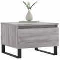 vidaXL Konferenčné stolíky 2 ks sivé sonoma 50x46x35 cm kompoz. drevo