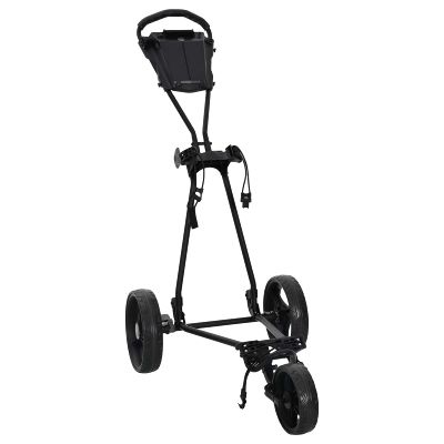 vidaXL Golfový vozík Čierna 95 x 60 x 130 cm Železo