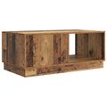 vidaXL Konferenčný stolík Staré drevo 90 x 50 x 37 cm Kompozitné drevo