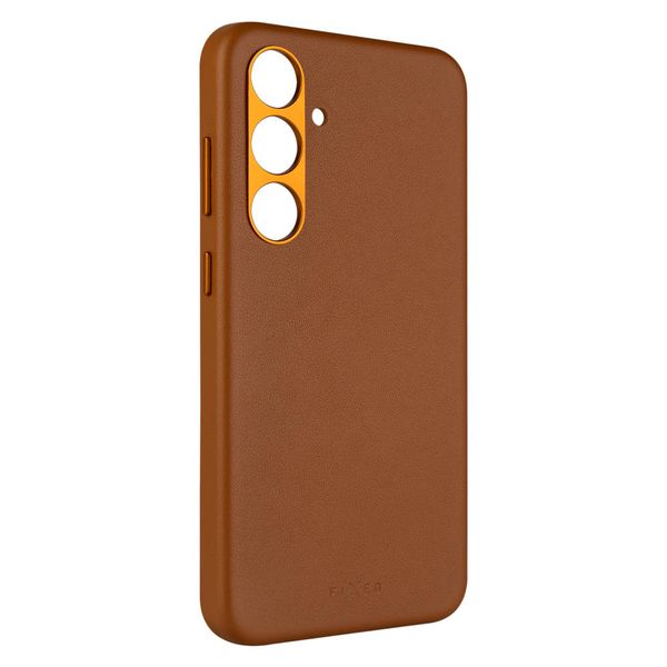 Kryt FIXED MagLeather MagSafe Galaxy S24+, hnedý