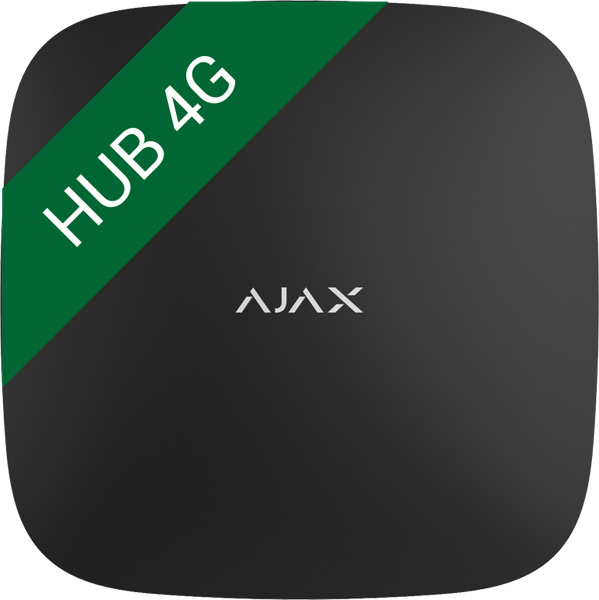 SET Ajax StarterKit 4G + SpaceControl - ZDARMA, černá