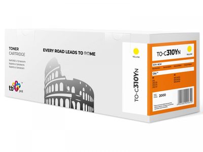 Toner TB kompatibilný s OKI C310 Žltý, nový