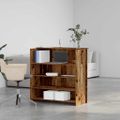 vidaXL Recepčný stôl staré drevo 100x50x103,5 cm kompozitné drevo