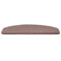 vidaXL Samolepiace schodové rohože 15 ks 80 x 24,5 x 3,5 cm Béžová
