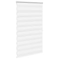 vidaXL Zebrová roleta 100,9x175 cm Šírka látky 96,7 cm biela