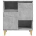 vidaXL Komody 3 ks betónovo sivé 60x35x70 cm kompozitné drevo