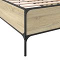 vidaXL Rám postele Dub sonoma 80 x 200 cm Kompozitné drevo