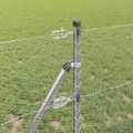 vidaXL Hexagonálny plotový základ 10 x 0,6 m Pozinkovaná oceľ