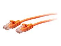 Orange - Patch kábel - RJ-45 (M) do RJ-45 (M) - 3 m - 4.8 mm - UTP - CAT 6a - lisovaný, prevedenie bez hrbolčekov - oranžová